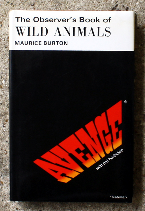 5. The Observer's Book of Wild Animals Rare Cyanamid Advertising Edition