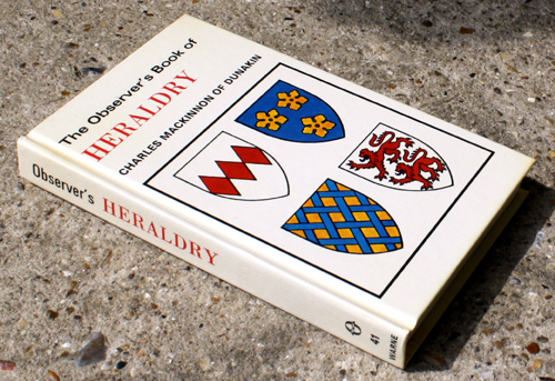 41. The Observer's Book of Heraldry Rare Cyanamid Advertising Edition with Compliment Card