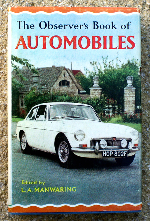 21. The Observer's Book of Automobiles Fourteenth Edition Very Rare US Price Variant