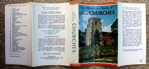 36. The Observer's Book of Old English Churches Rare Glossy Edition