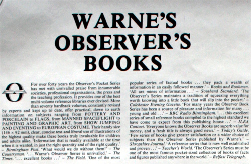 The Observer's Promotional Poster  No. 97/100 - Limited Run