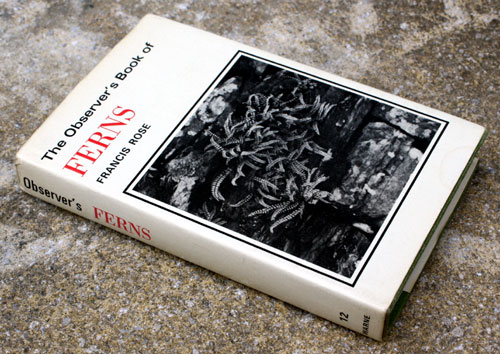 12. The Observer's Book of Ferns Rare Black & White Jacket