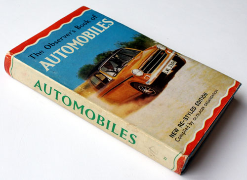 21. The Observer's Book of Automobiles Sixteenth Edition Very Rare US Price Variant