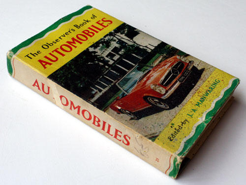 21. The Observer's Book of Automobiles Eleventh Edition Very Rare US Price Variant