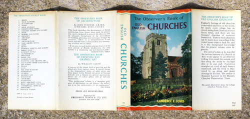 36. The Observer's Book of Old English Churches Rare Glossy Edition