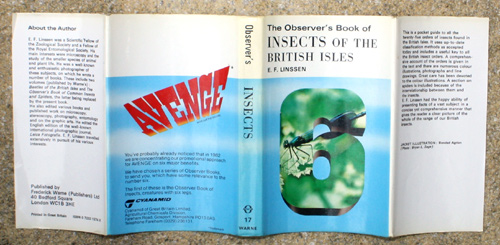 17. The Observer's Book of Insects Of the British Isles Rare Cyanamid Advertising Edition