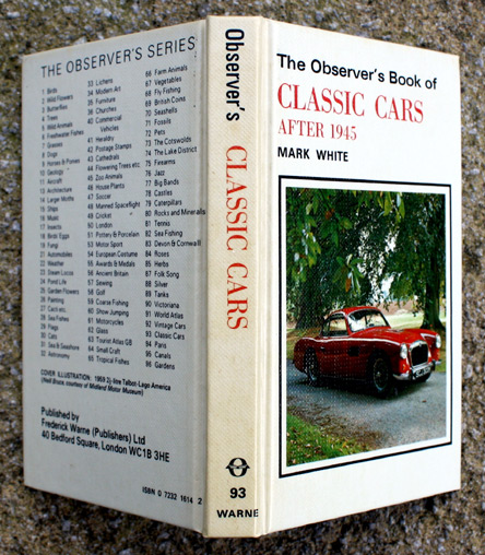 93. The Observer's Book of Classic Cars After 1945