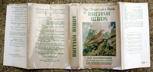 1. The Observer's Book of British Birds Rare Wartime Edition