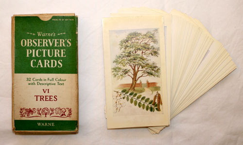 Observer's Picture Cards - Trees 32 PICTURE CARDS plus Box