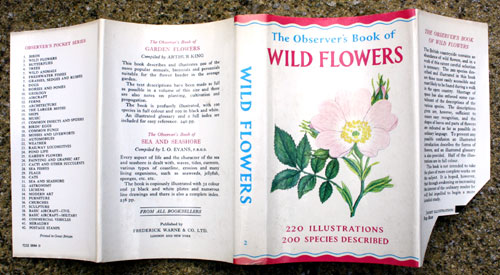 2. The Observer's Book of Wild Flowers Rare Glossy Jacket