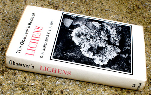 33. The Observer's Book of Lichens Rare Black and White Jacket