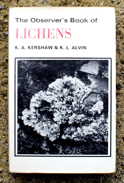 33. The Observer's Book of Lichens Rare Black and White Jacket