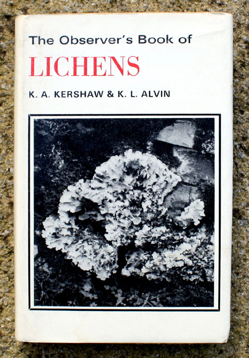33. The Observer's Book of Lichens Rare Black and White Jacket