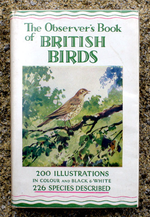 1. The Observer's Book of British Birds Rare Wartime Edition