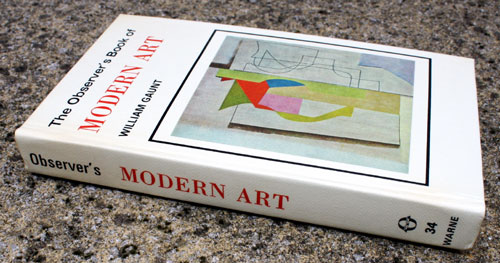 34. The Observer's Book of Modern Art Rare Cyanamid Advertising Edition with Compliment Card