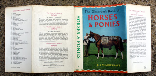 9. The Observer's Book of Horses & Ponies Rare Glossy Edition