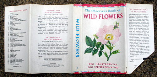 2. The Observer's Book of Wild Flowers Rare Glossy Jacket
