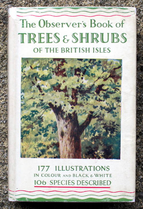 4. The Observer's Book of Trees & Shrubs Rare Wartime Edition