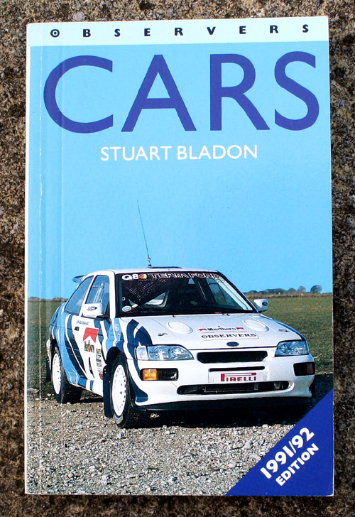 21. The Observer's Book of Cars 34th Edition Rare Paperback