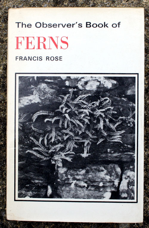 12. The Observer's Book of Ferns Rare Black & White Jacket