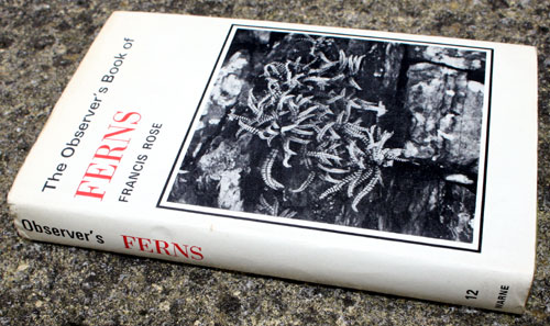 12. The Observer's Book of Ferns Rare Black & White Jacket