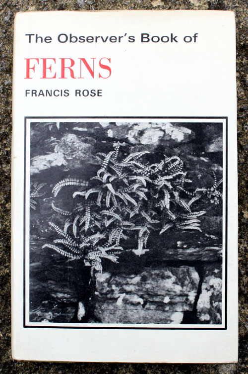 12. The Observer's Book of Ferns Rare Black & White Jacket