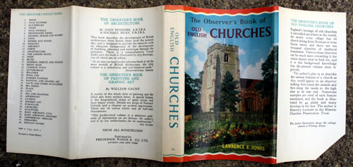 36. The Observer's Book of Old English Churches Rare Glossy Edition