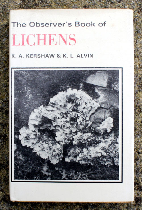 33. The Observer's Book of Lichens Rare Black and White Jacket