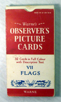 The Observers Book of Flags <br>32 PICTURE CARDS plus Box