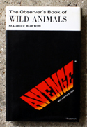 The Observers Book of Wild Animals <br>Rare Cyanamid Advertising Edition