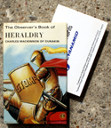 The Observers Book of Heraldry <br>Rare Cyanamid Advertising Edition <br>with Compliment Card