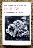 The Observers Book of Lichens <br>Rare Black and White Jacket