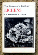 The Observers Book of Lichens <br>Rare Black and White Jacket