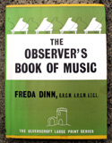 The Observers Book of Music <br>Very Rare Ulverscroft Large Print Edition