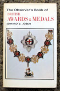The Observers Book of British Awards & Medals